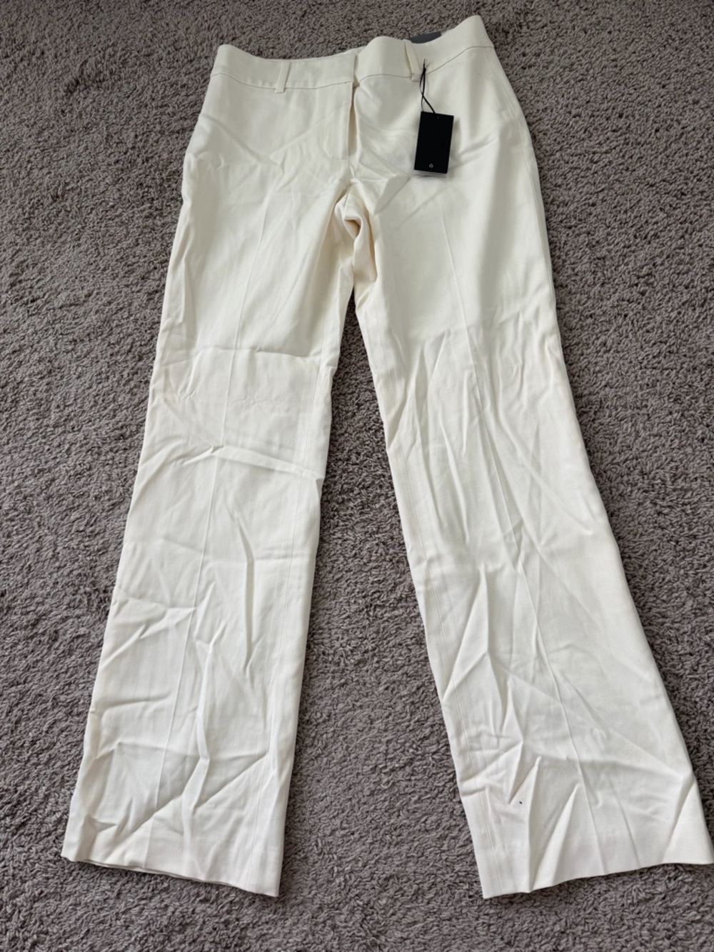 NWT Ann Taylor Off White Signature Fit Trousers